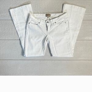 Women's White Jeans, PAIGE, SZ 28, Inseam 33